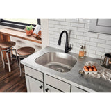 23-1/4'' L x 20-7/8'' W x 9'' D Undermount 18 Gauge Stainless Steel Single Bowl Sink