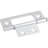 Hardware Resources - Brushed Chrome 3'' Loose Pin Non-Mortise Hinge 4 Hole - Chrome