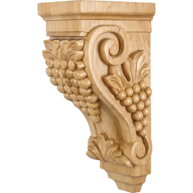 Hardware Resources - 5'' W x 7'' D x 14'' H Alder Grape Corbel - Unfinished