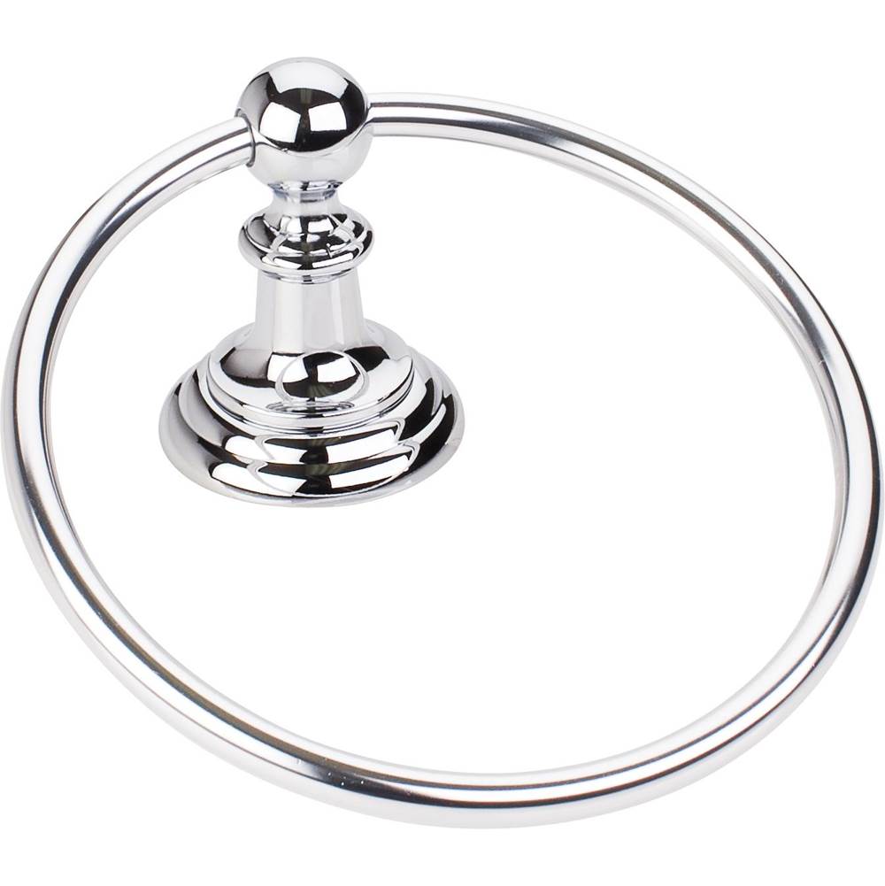 Hardware Resources - Fairview Polished Chrome Towel Ring - Retail Packaged - Polished Chrome