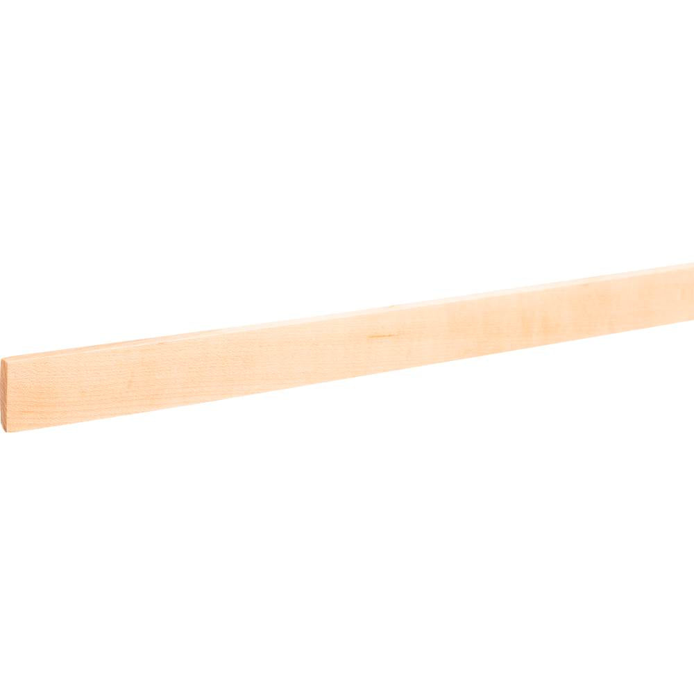 1/4'' D x 1'' H Poplar Flat Scribe Moulding