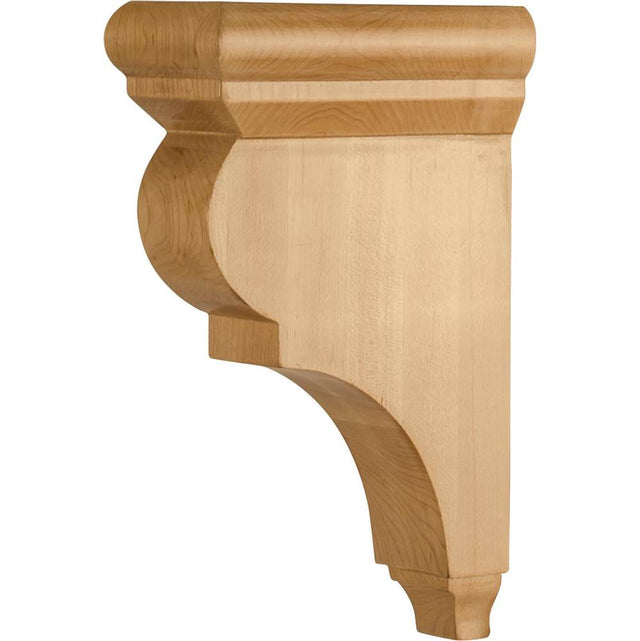Hardware Resources - 3'' W x 6-1/2'' D x 10'' H White Birch Smooth Corbel - Unfinished