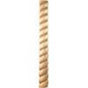 Hardware Resources - 7/8'' D x 2-11/16'' H Hard Maple Rope Corner Moulding - Unfinished