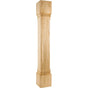 Hardware Resources - 6'' W x 6'' D x 42'' H Alder Fluted Edge Post - Unfinished