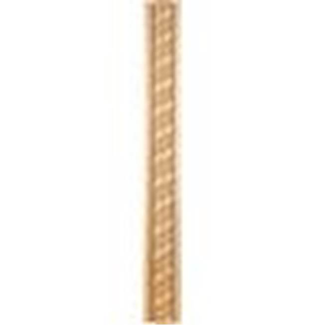 Hardware Resources - 1-1/16'' D x 2-3/4'' H Alder Beaded Rope Corner Moulding - Unfinished