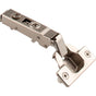 Hardware Resources - 125 degree Heavy Duty Full Overlay Cam Adjustable Self-close Hinge with Press-in 8 mm Dowels - Polished Nickel