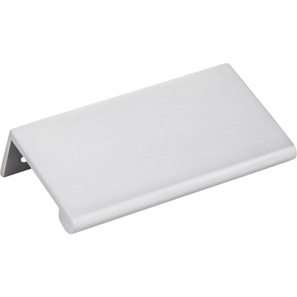 Hardware Resources - 3'' Overall Length Brushed Chrome Edgefield Cabinet Tab Pull - Brushed Chrome