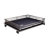 Hardware Resources - 27'' Black Nickel STORAGE WITH STYLE  Metal Soft-close Pullout Basket - Black Nickel