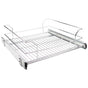 Hardware Resources - 18'' Metal Pullout Basket - Polished Chrome