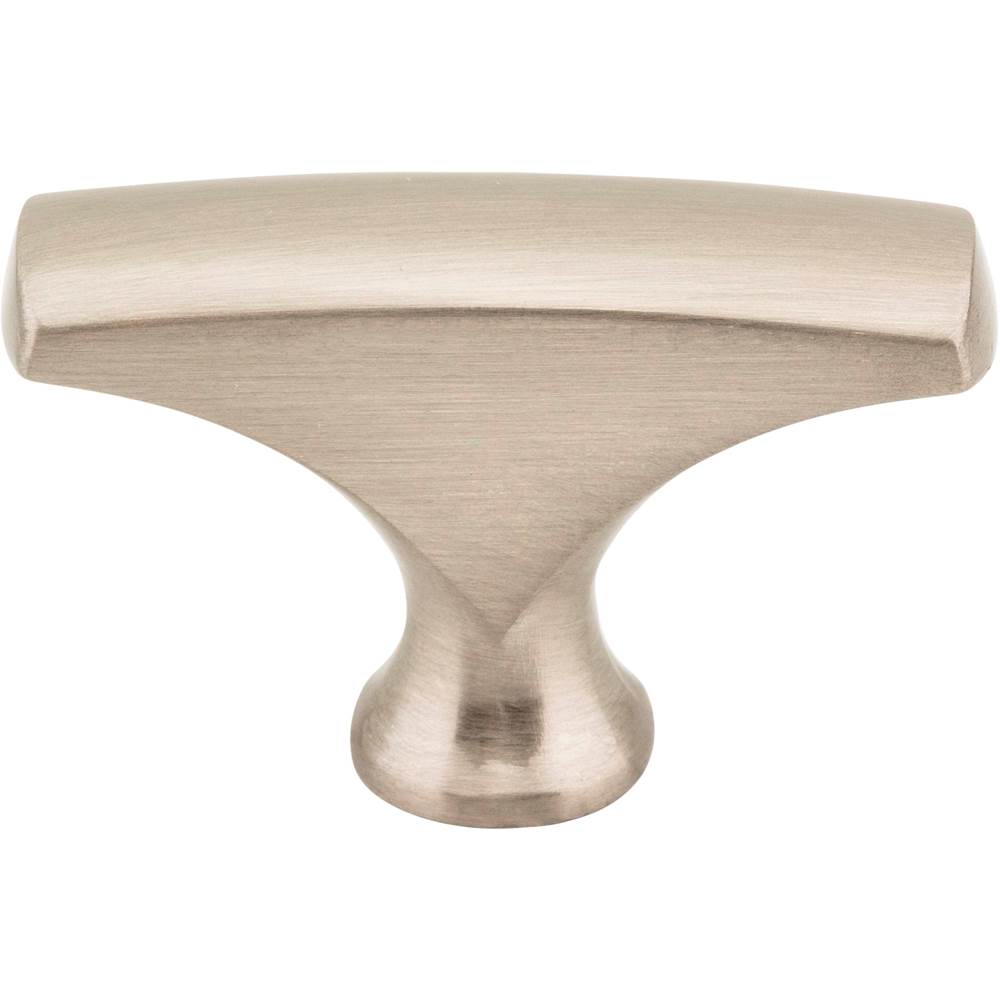 1-5/8'' Overall Length Brushed Pewter Aiden Cabinet ''T'' Knob