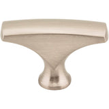 1-5/8'' Overall Length Brushed Pewter Aiden Cabinet ''T'' Knob