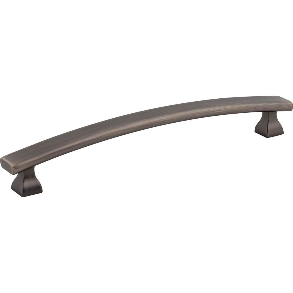 Hardware Resources - 160 mm Center-to-Center Brushed Pewter Square Hadly Cabinet Pull - Brushed Pewter