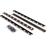 Hardware Resources - Black Nickel STORAGE WITH STYLE  Metal Pilaster Set for Pullout Baskets - Black Nickel