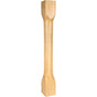 Hardware Resources - 5'' W x 5'' D x 42'' H Rubberwood Cathedral Turned Post - Unfinished