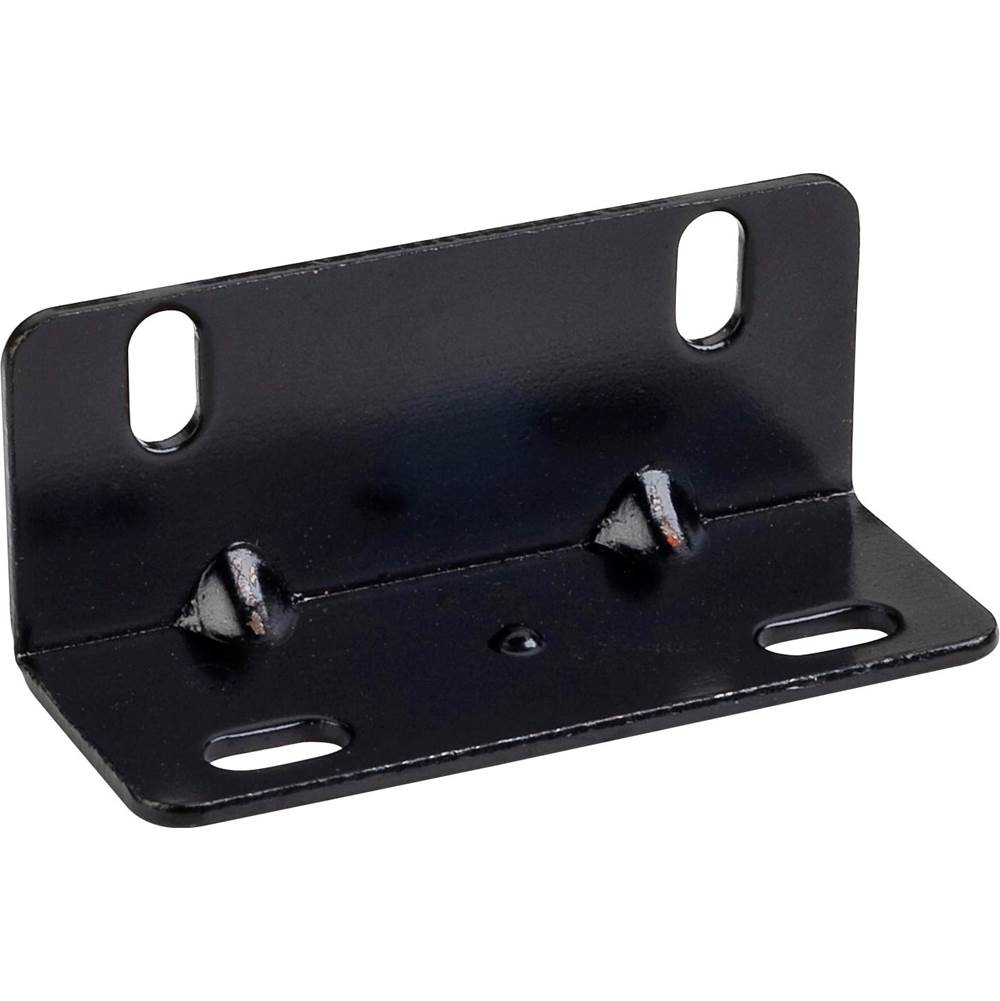 Hardware Resources - 2'' x 2'' x 5/8'' Zinc Universal Angle Bracket - Black
