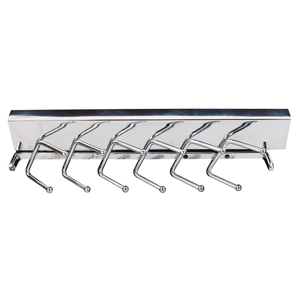 Hardware Resources - Polished Chrome 12'' Tie Rack - Chrome