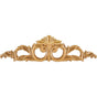 Hardware Resources - 20-1/8'' W x 5/16'' D x 5-3/8'' H Pressed Rubberwood Acanthus Onlay - Unfinished