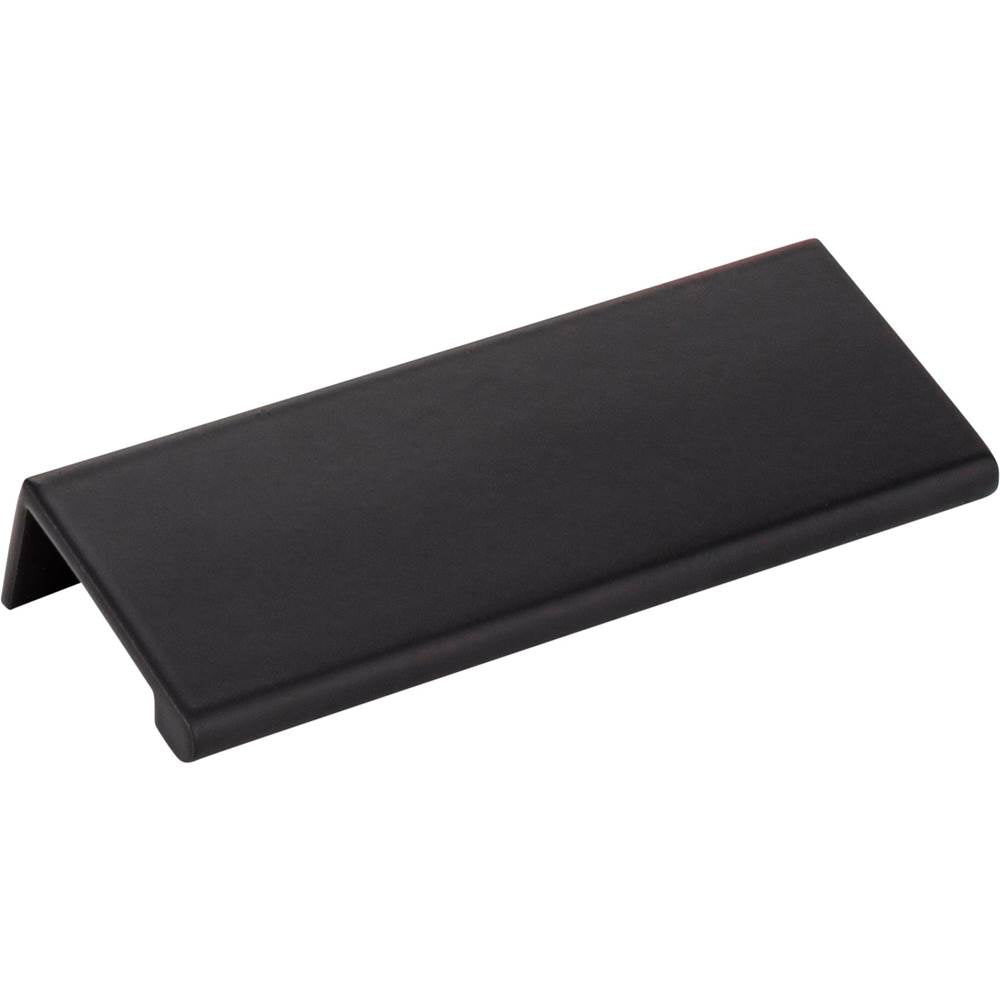 Hardware Resources - 4'' Overall Length Matte Black Edgefield Cabinet Tab Pull - Matte Black