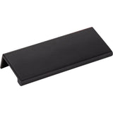 Hardware Resources - 4'' Overall Length Matte Black Edgefield Cabinet Tab Pull - Matte Black