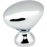 Hardware Resources - 1-1/4'' Overall Length Polished Chrome Oval Merryville Cabinet Knob - Polished Chrome