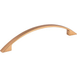Hardware Resources - 128 mm Center-to-Center Satin Bronze Arched Somerset Cabinet Pull - Satin Bronze
