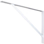 Hardware Resources - Heavy-Duty Shelf Utility Bracket - White