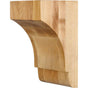 Hardware Resources - 5'' W x 5'' D x 9'' H Alder Minimalist Corbel - Unfinished