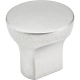 Hardware Resources - 1'' Diameter Brushed Chrome Round Brenton Cabinet Knob - Brushed Chrome
