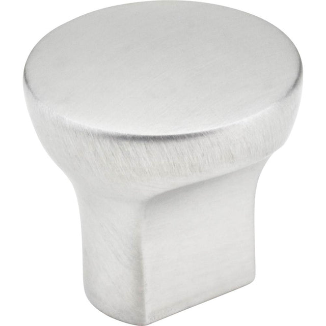 Hardware Resources - 1'' Diameter Brushed Chrome Round Brenton Cabinet Knob - Brushed Chrome