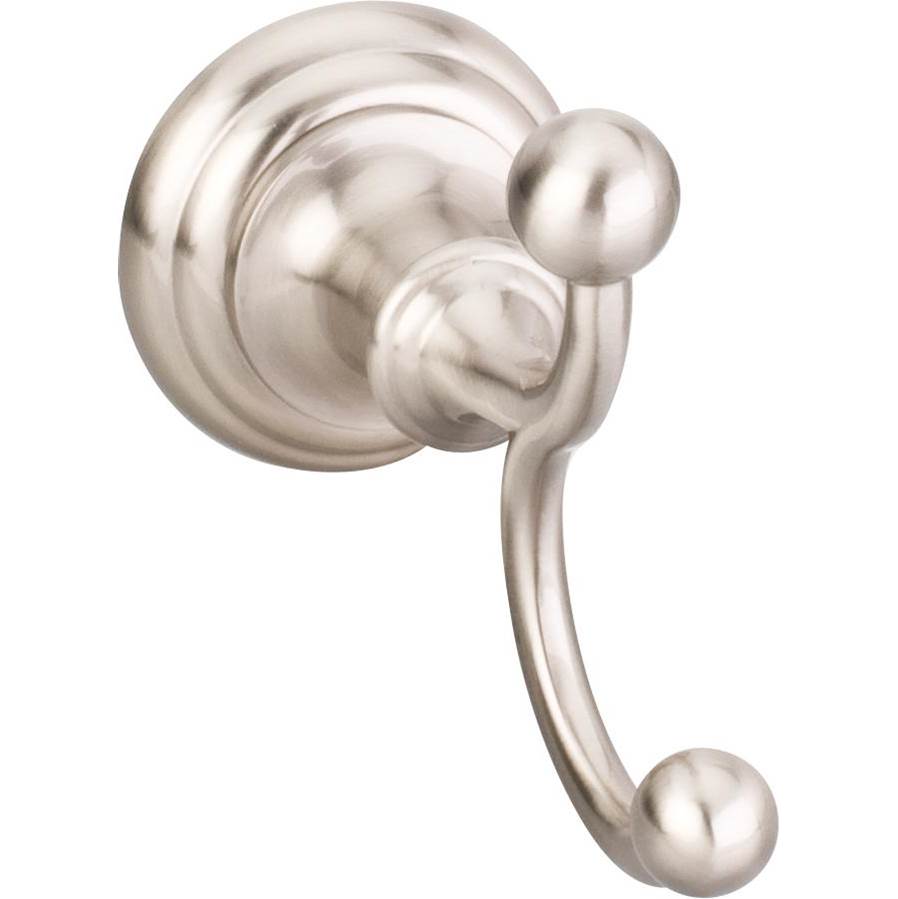 Hardware Resources - Fairview Satin Nickel Double Robe Hook - Retail Packaged - Satin Nickel