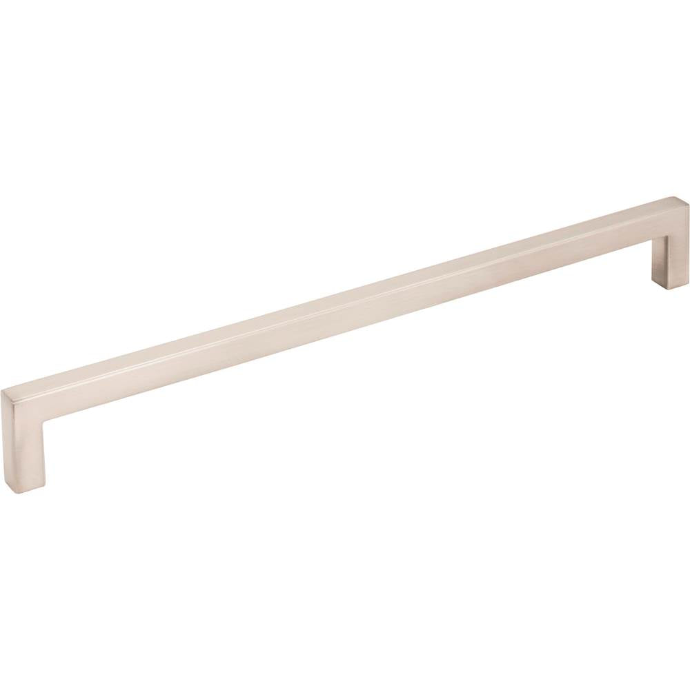 Hardware Resources - 224 mm Center-to-Center Satin Nickel Square Stanton Cabinet Bar Pull - Satin Nickel