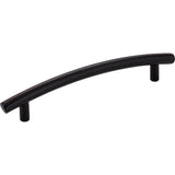 Hardware Resources - 128 mm Center-to-Center Matte Black Arched Belfast Cabinet Pull - Matte Black