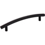 Hardware Resources - 128 mm Center-to-Center Matte Black Arched Belfast Cabinet Pull - Matte Black