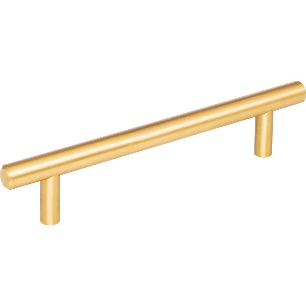 Hardware Resources - 128 mm Center-to-Center Brushed Gold Naples Cabinet Bar Pull - Brushed Gold
