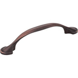 Hardware Resources - 96 mm Center-to-Center Brushed Oil Rubbed Bronze Watervale Cabinet Pull - Brushed Oil Rubbed Bronze