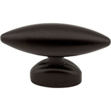 1-9/16'' Overall Length Matte Silver Football Verona Cabinet ''T'' Knob
