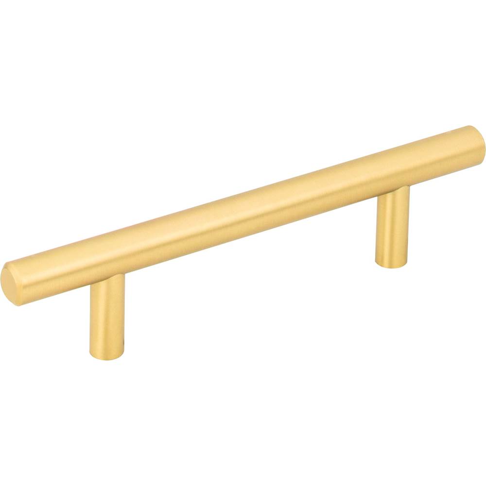 Hardware Resources - 3'' Center-to-Center Brushed Gold Naples Cabinet Bar Pull - Brushed Gold