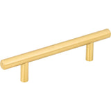 Hardware Resources - 3'' Center-to-Center Brushed Gold Naples Cabinet Bar Pull - Brushed Gold