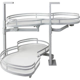 Hardware Resources - 18'' Grey and White Blind Corner Swingout for Openings on the Left of the Blind - Grey