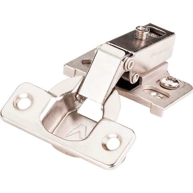 Hardware Resources - 125 degree 1/2'' Overlay Cam Adjustable Self-close Face Frame Hinge without Dowels - Zinc