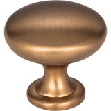 Hardware Resources - 1-3/16'' Diameter Satin Bronze Madison Cabinet Mushroom Knob - Satin Bronze