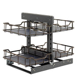 Hardware Resources - STORAGE WITH STYLE  Black Nickel 18'' Blind Corner Organizer - Black Nickel