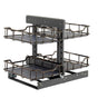 Hardware Resources - STORAGE WITH STYLE  Black Nickel 18'' Blind Corner Organizer - Black Nickel