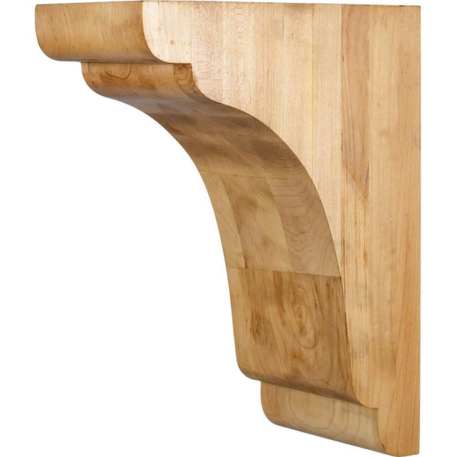 Hardware Resources - 5'' W x 9'' D x 12'' H Alder Minimalist Corbel - Unfinished