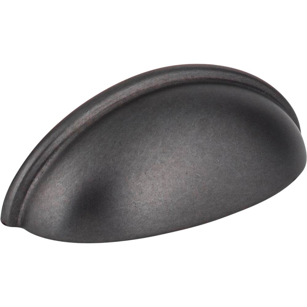 Hardware Resources - 3'' Center-to-Center Gun Metal Florence Cabinet Cup Pull - Gun Metal