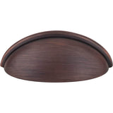 3'' Center-to-Center Brushed Antique Brass Florence Cabinet Cup Pull