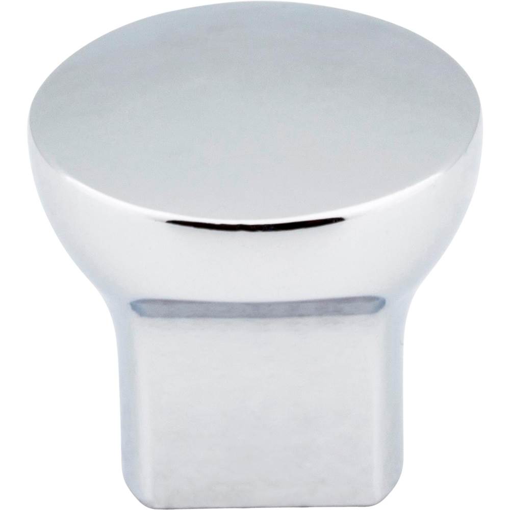 1'' Diameter Brushed Chrome Round Brenton Cabinet Knob