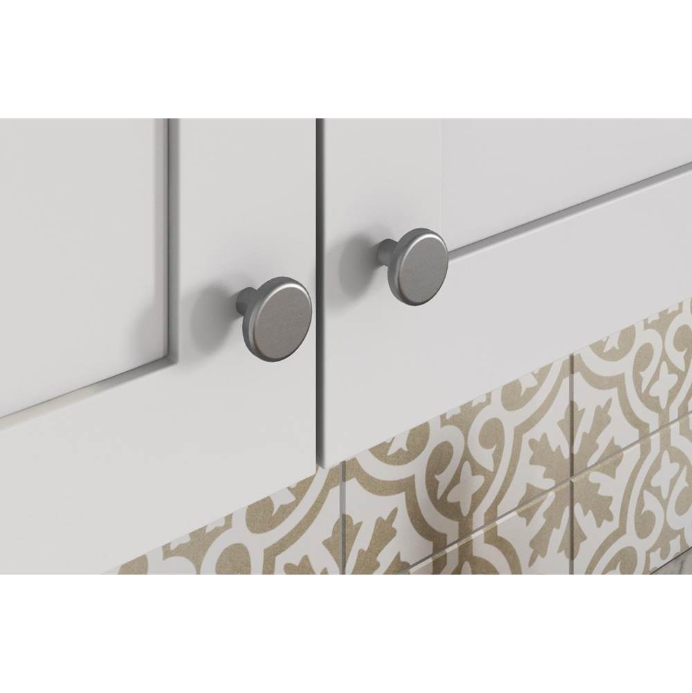 1-1/4'' Diameter Brushed Gold Gibson Cabinet Knob