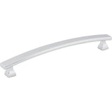 Hardware Resources - 160 mm Center-to-Center Polished Chrome Square Hadly Cabinet Pull - Polished Chrome