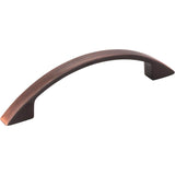 Hardware Resources - 96 mm Center-to-Center Brushed Oil Rubbed Bronze Arched Somerset Cabinet Pull - Brushed Oil Rubbed Bronze